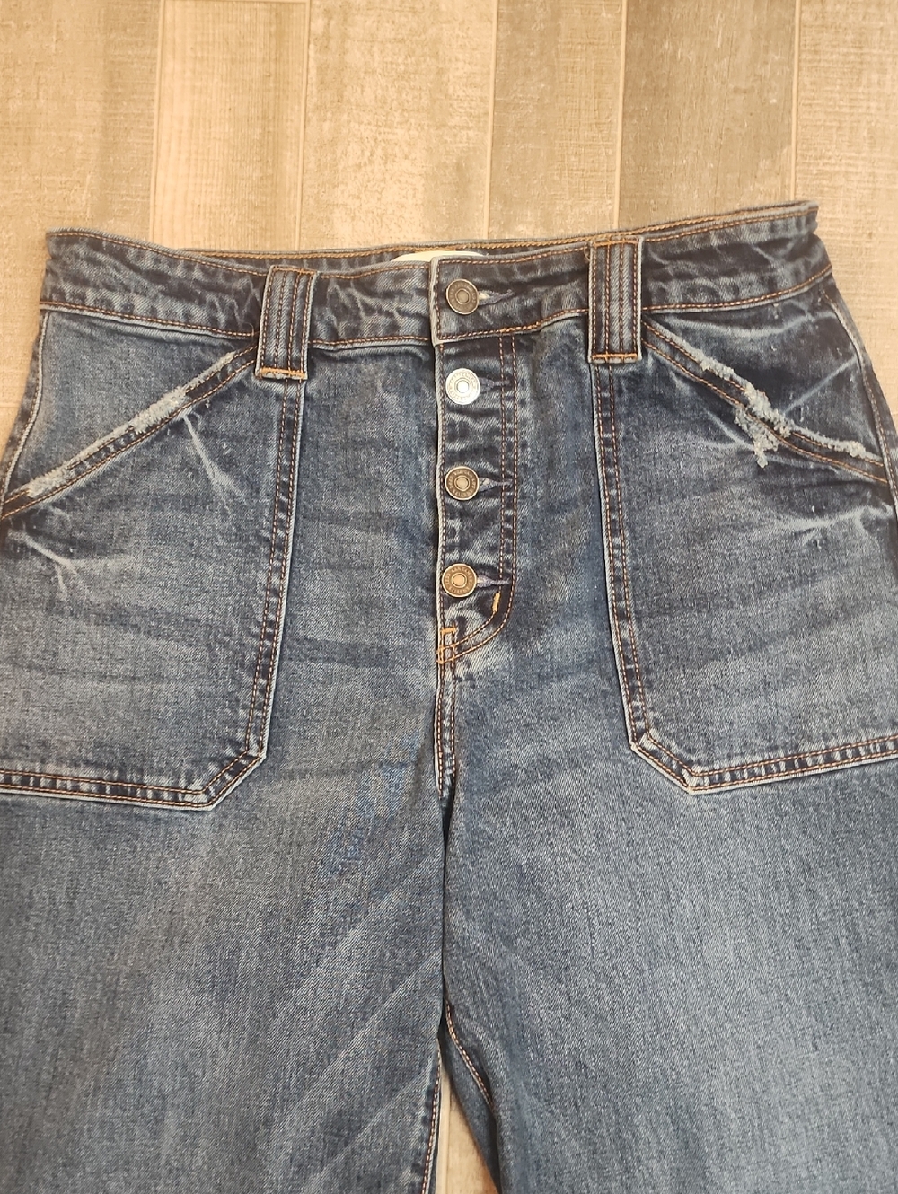 Kancan Brand Wide Leg Jeans - Picture 3 of 9